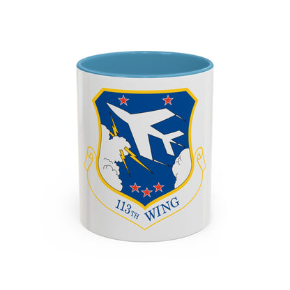 113th Wing (U.S. Air Force) Accent Coffee Mug