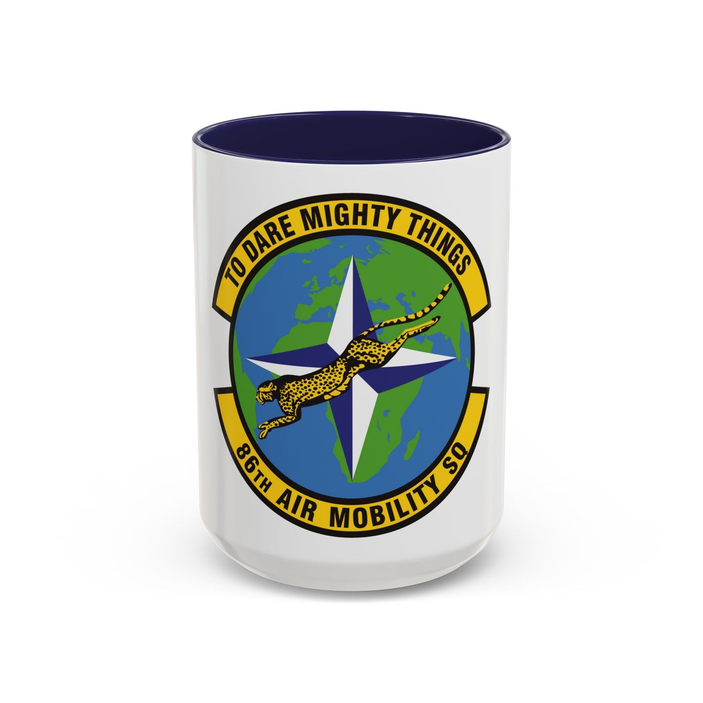 86th Air Mobility Squadron (U.S. Air Force) Accent Coffee Mug