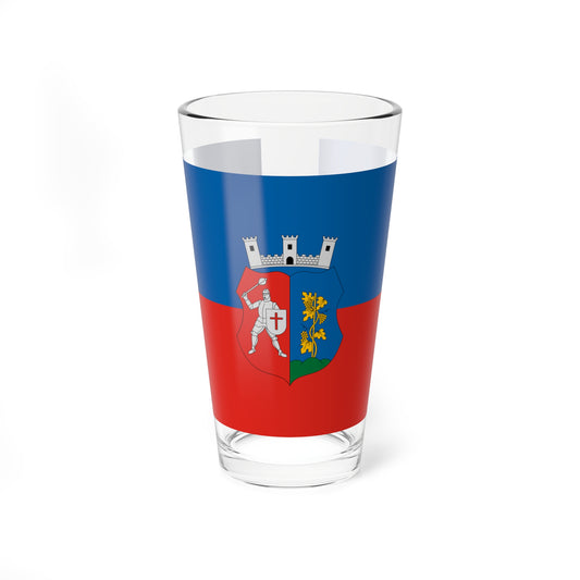 Flag of Csabrendek (Hungary) Pint Glass 16oz