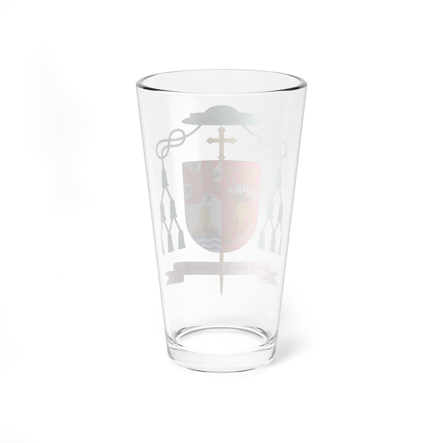 Escudo de Javier Azagra Labiano (Spain) (Coat of Arms) Pint Glass 16oz