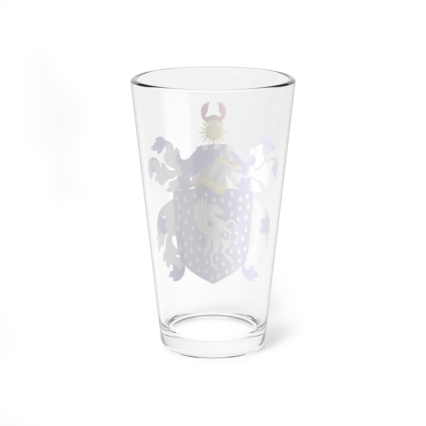 Coat of Arms of William Drayton (United States) (Coat of Arms) Pint Glass 16oz