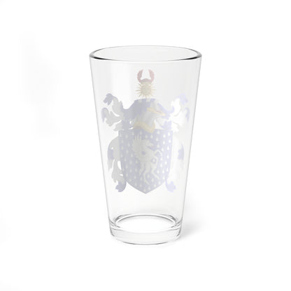 Coat of Arms of William Drayton (United States) (Coat of Arms) Pint Glass 16oz