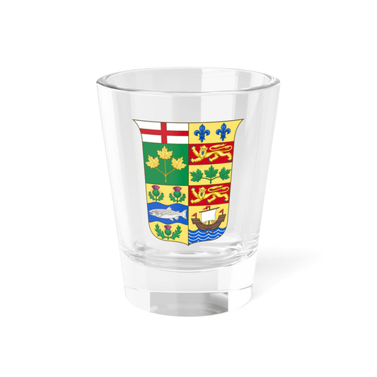 Arms of Canada 1868 - Shot Glass 1.5oz