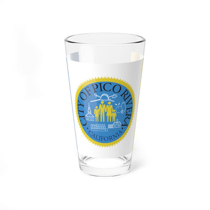 Flag of Pico Rivera California (United States) Pint Glass 16oz