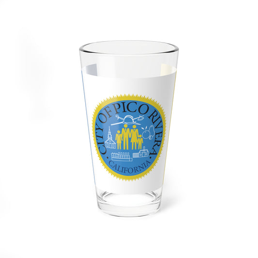 Flag of Pico Rivera California (United States) Pint Glass 16oz