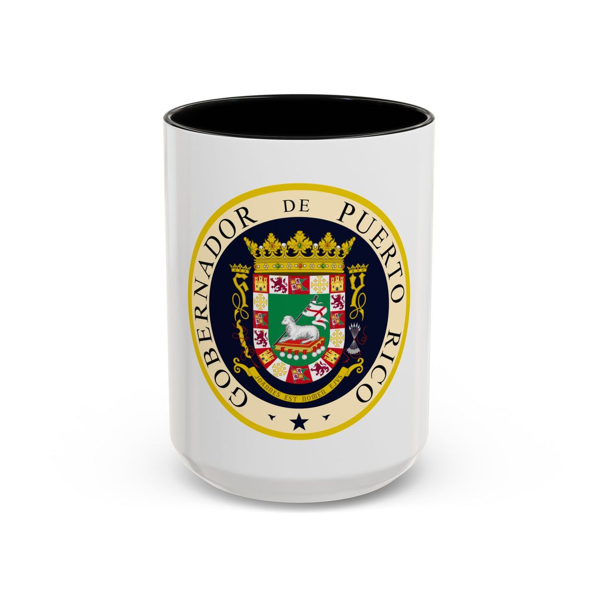Seal of the Governor of Puerto Rico - Accent Coffee Mug