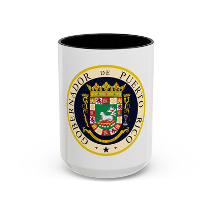 Seal of the Governor of Puerto Rico - Accent Coffee Mug