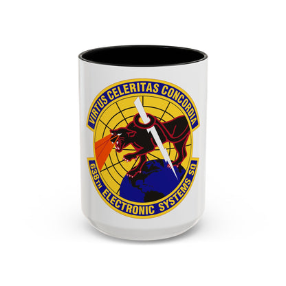 638th Electronic Systems Squadron (U.S. Air Force) Accent Coffee Mug