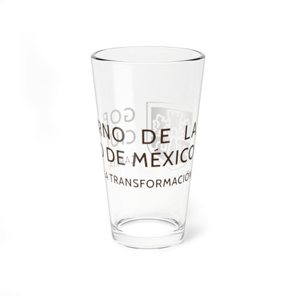Gobierno de la Ciudad de México 2024-2030 2 (Costa Rica) (Coat of Arms) Pint Glass 16oz
