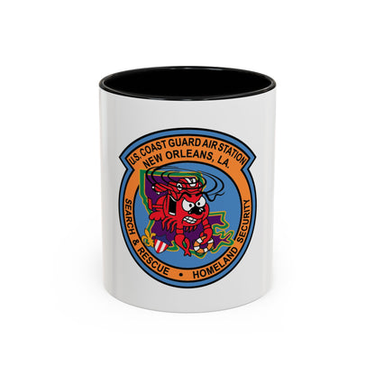 USCG Air Station New Orleans (U.S. Coast Guard) Accent Coffee Mug