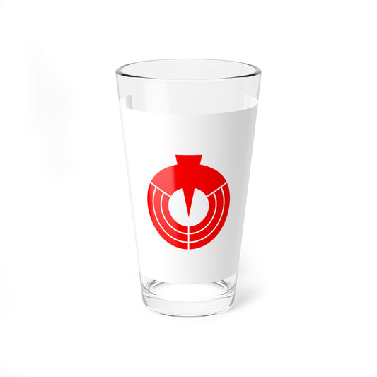 Flag of Nanporo Hokkaido (Japan) Pint Glass 16oz