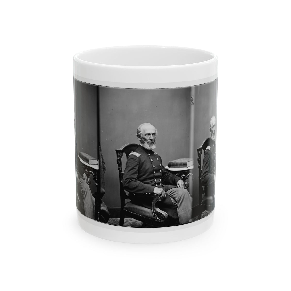 A.H. White (U.S. Civil War) White Coffee Mug