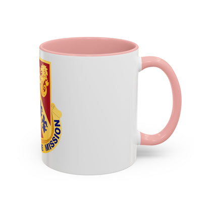 140 Signal Battalion (U.S. Army) Accent Coffee Mug