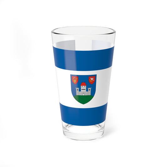 Flag of Csokako (Hungary) Pint Glass 16oz