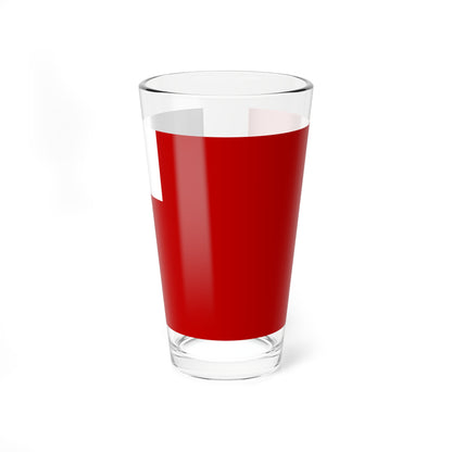 Flag of Abu Dhabi (United Arab Emirates) Pint Glass 16oz