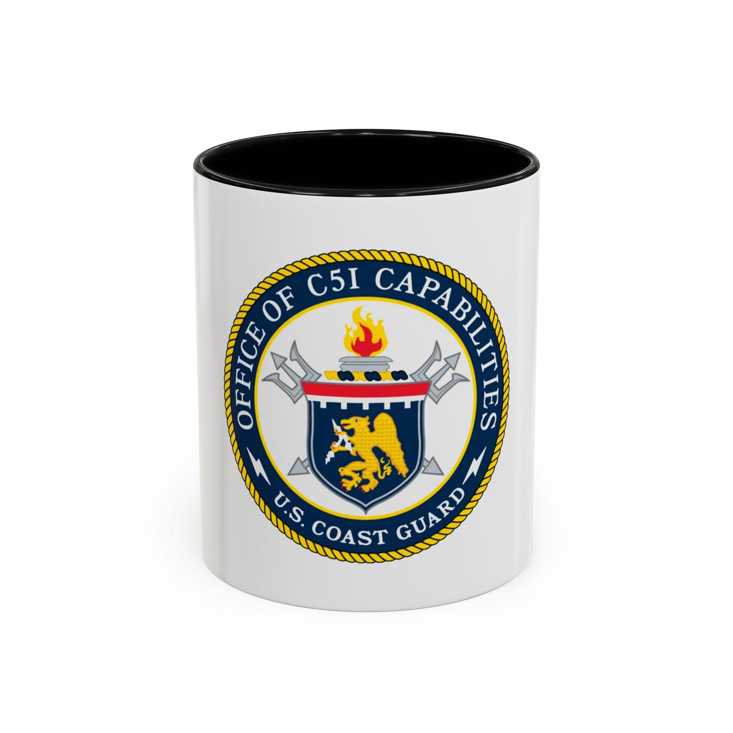 CG 761 Office of C5I Capabilities (U.S. Coast Guard) Accent Coffee Mug