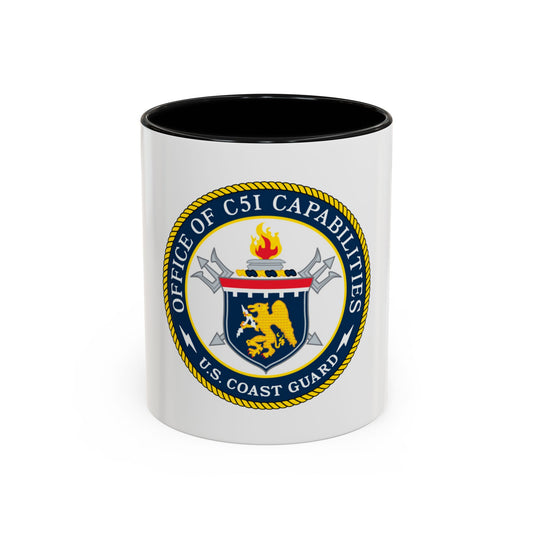 CG 761 Office of C5I Capabilities (U.S. Coast Guard) Accent Coffee Mug
