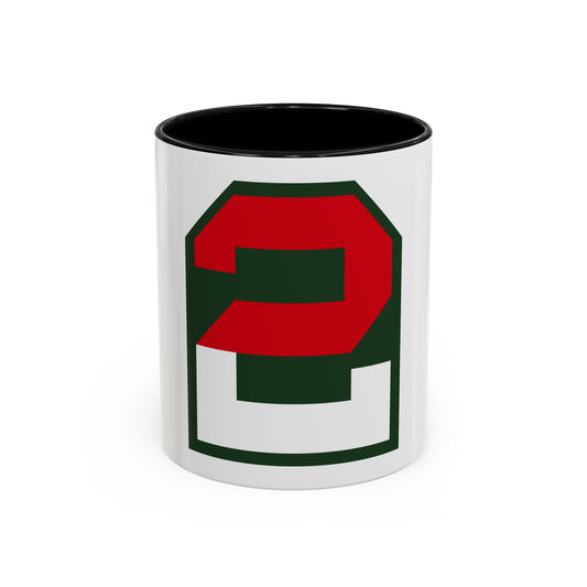 Second United States CSIB (U.S. Army) Accent Coffee Mug