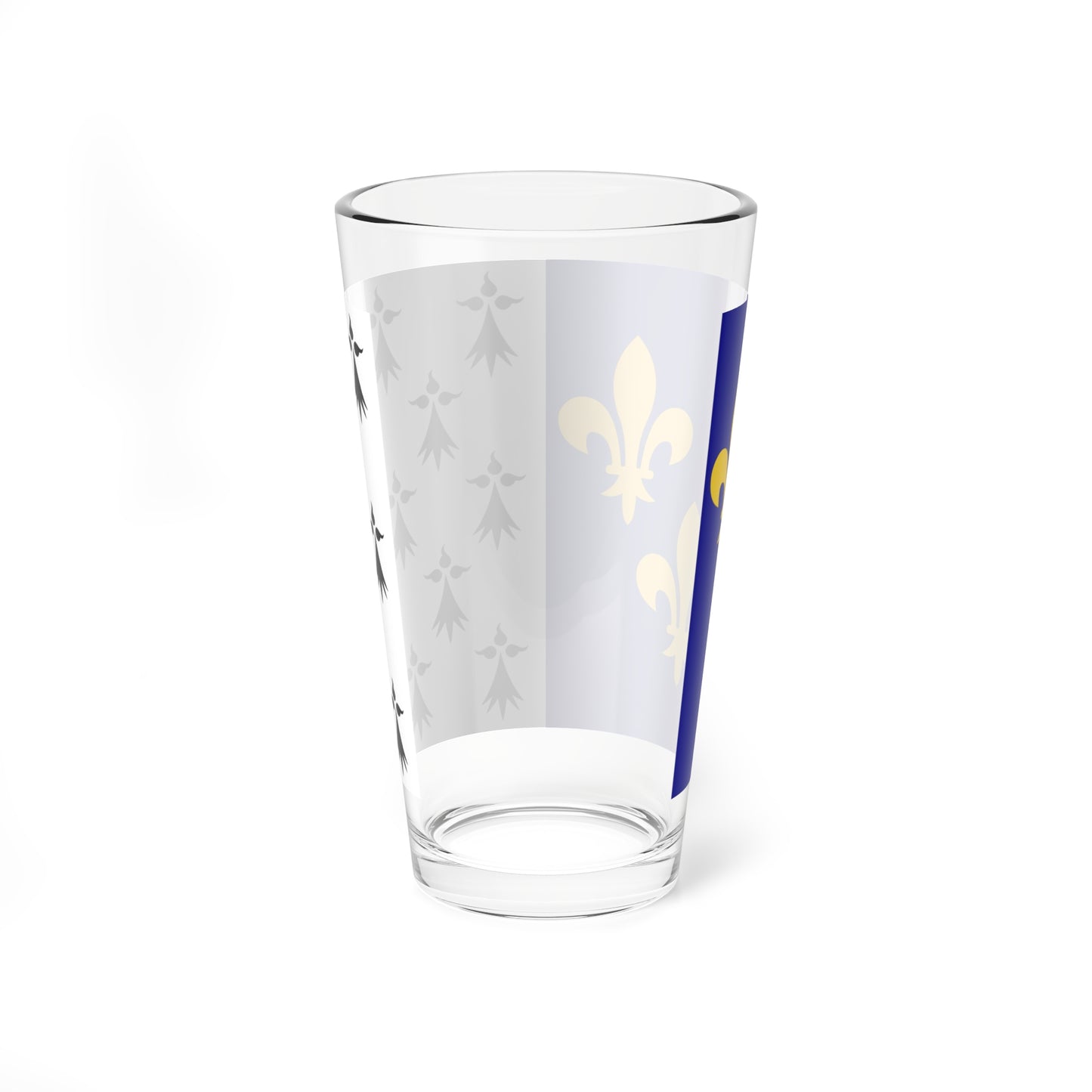 Brest flag (France) Pint Glass 16oz