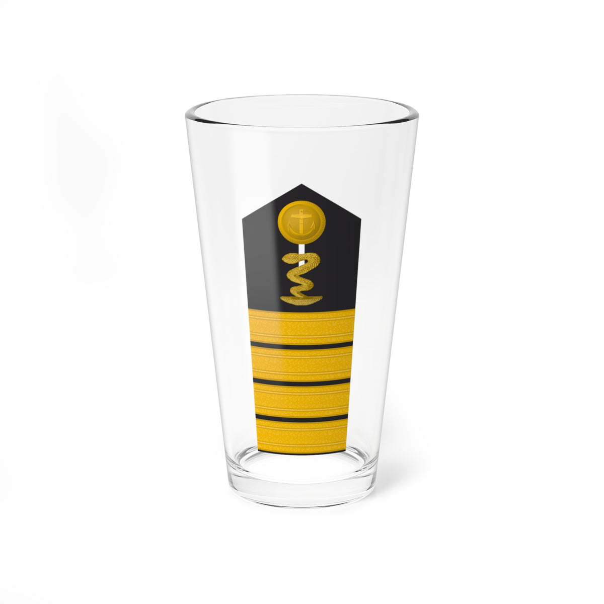 MDS 53d Flottenapotheker San PH L (Military Rank) Pint Glass 16oz