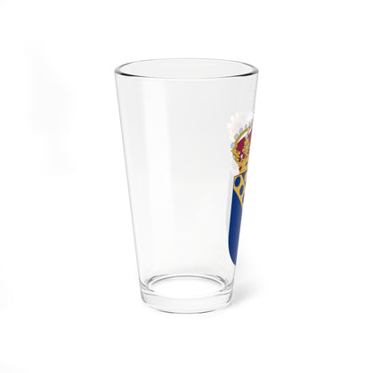 Utbetalningsmyndigheten vapen (Sweden) (Coat of Arms) Pint Glass 16oz