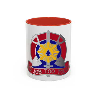 207 Engineer Battalion (U.S. Army) Accent Coffee Mug