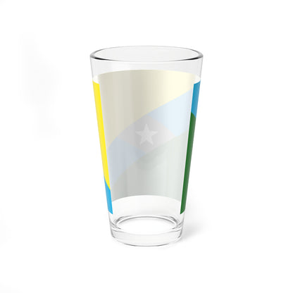 Bandera del Municipio Aricagua (Venezuela) Pint Glass 16oz