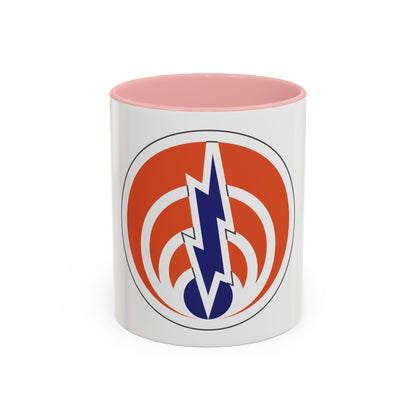 1st Signal Command (U.S. Army) Accent Coffee Mug