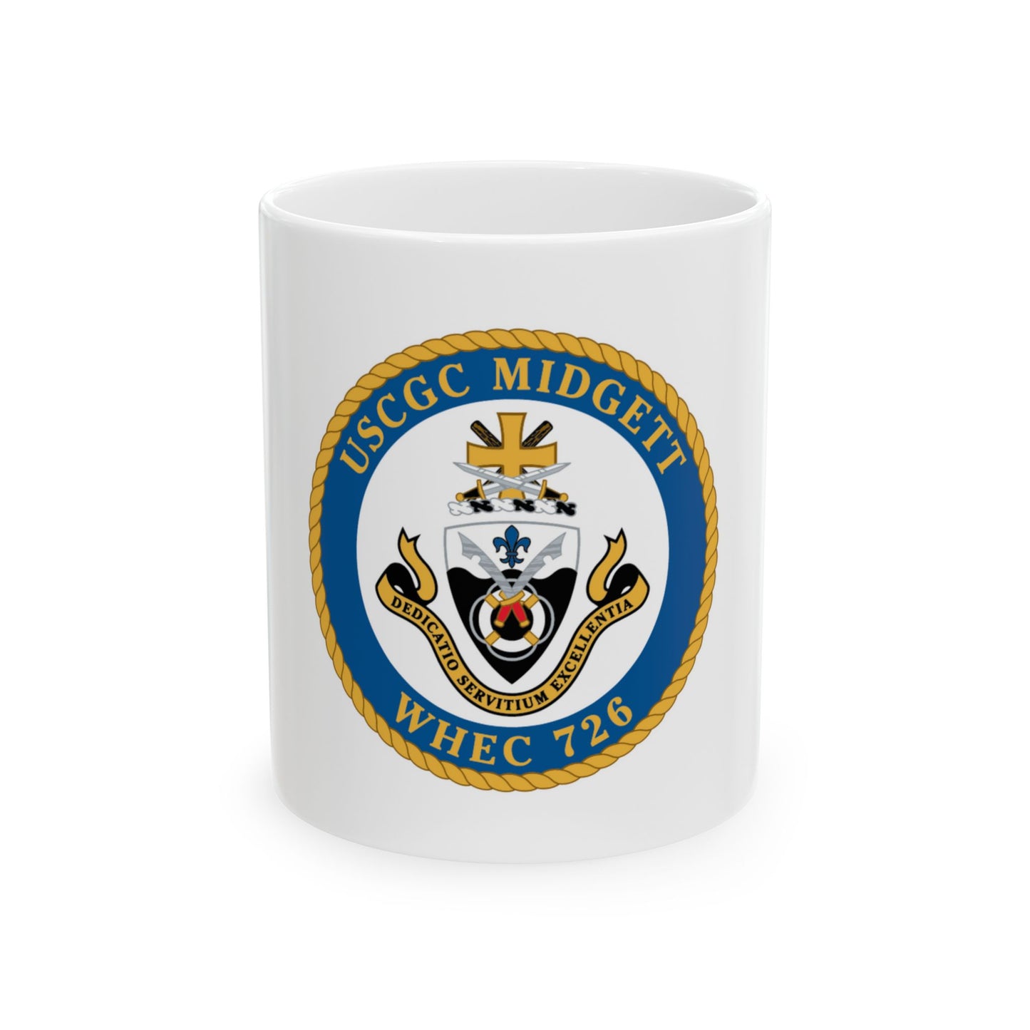 USCG Midgett WHEC 726 (U.S. Coast Guard) White Coffee Mug