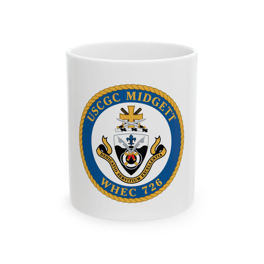 USCG Midgett WHEC 726 (U.S. Coast Guard) White Coffee Mug