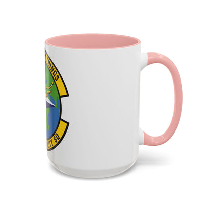 86th Air Mobility Squadron (U.S. Air Force) Accent Coffee Mug