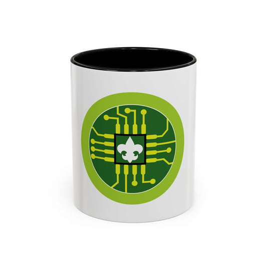 Digital Technology (Boy Scout Merit Badge) Accent Coffee Mug