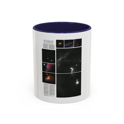 Heavens, The - Palomar Sky Survey (1983) (Map) Accent Coffee Mug