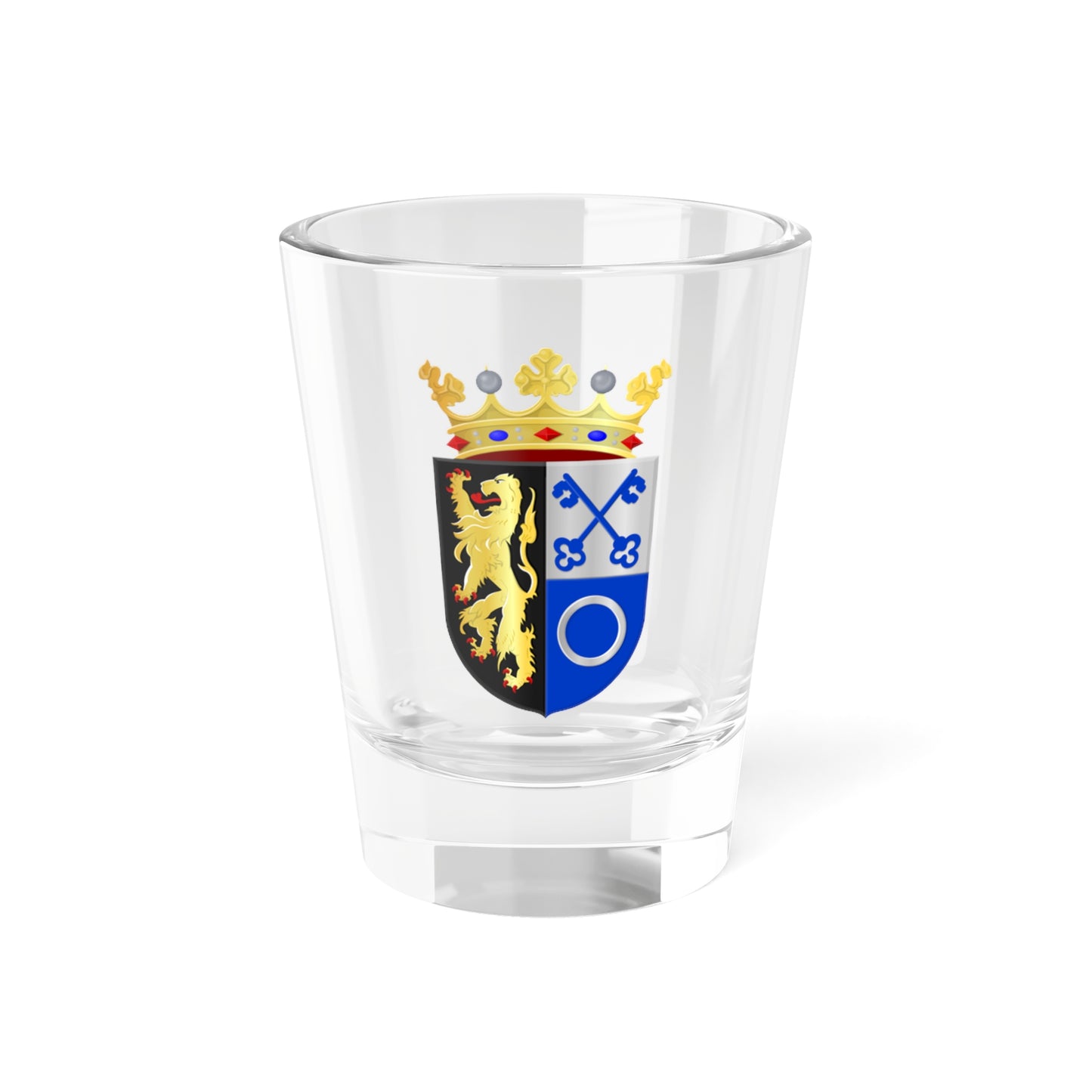 Coat of arms of Hilvarenbeek (Netherlands) (Coat of Arms) Shot Glass 1.5oz