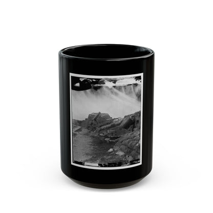 Fort Pulaski, Ga. Interior View Of Front Parapet (U.S. Civil War) Black Coffee Mug