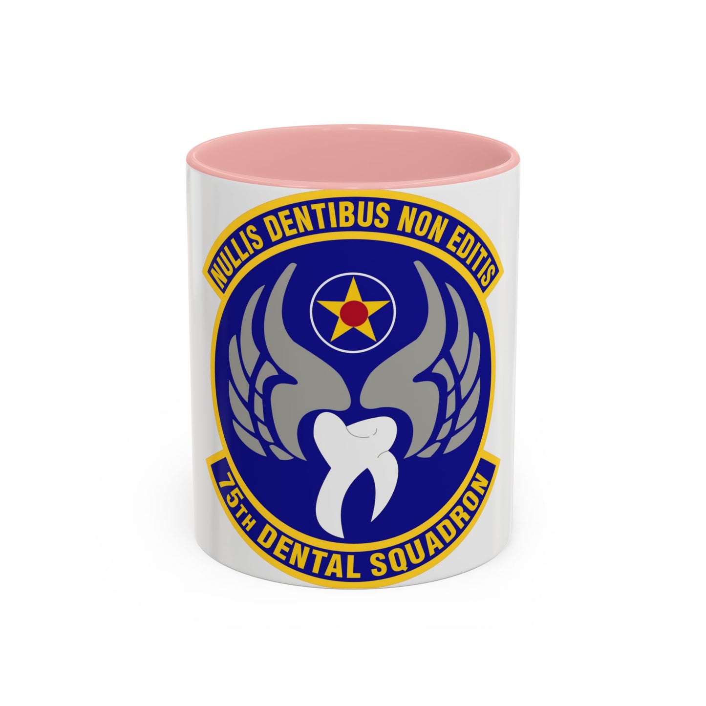 Tasse à café décorative du 75e escadron dentaire (US Air Force)