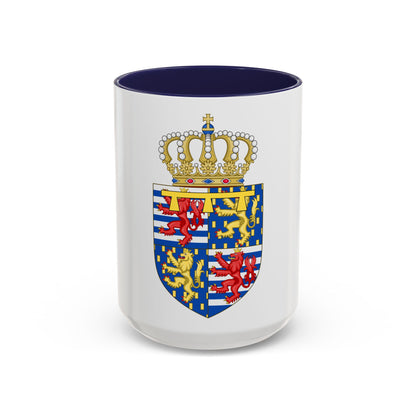 Lesser coat of arms of the Hereditary Grand Duke of Luxembourg (2000) - Accent Coffee Mug