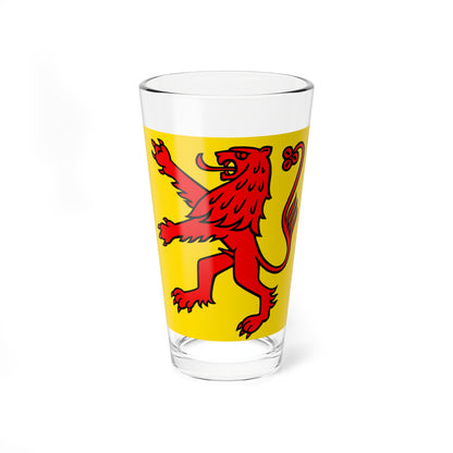 CHE Laufenburg Flag (Switzerland) Pint Glass 16oz