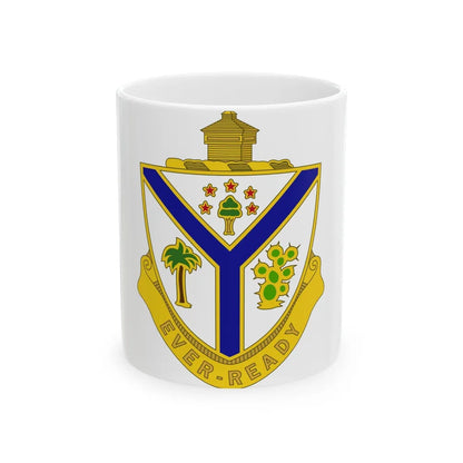 132nd Infantry Regiment (U.S. Army) White Coffee Mug-11oz-Go Mug Yourself