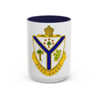 132nd Infantry Regiment (U.S. Army) Accent Coffee Mug 15oz Navy - Go Mug Yourself