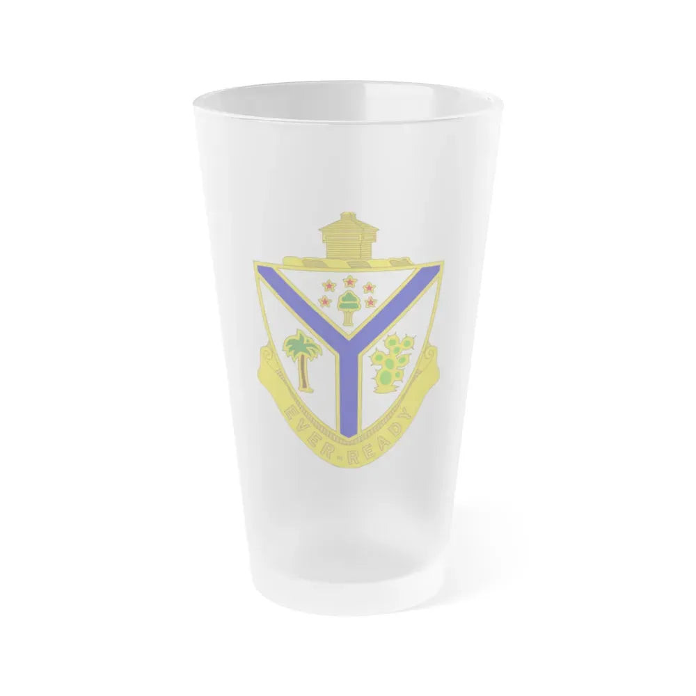 132nd Infantry Regiment (U.S. Army) Frosted Pint Glass 16oz Default Title - Go Mug Yourself