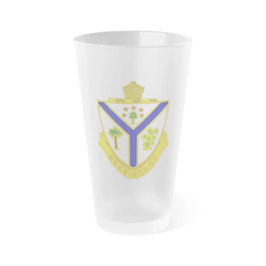 132nd Infantry Regiment (U.S. Army) Frosted Pint Glass 16oz Default Title - Go Mug Yourself