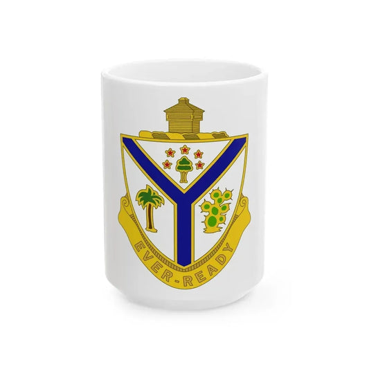 132nd Infantry Regiment (U.S. Army) White Coffee Mug 15oz - Go Mug Yourself