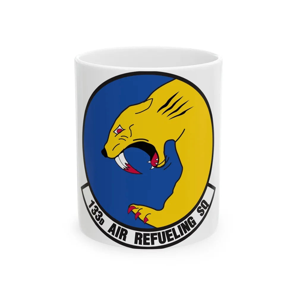 133 Air Refueling Squadron (U.S. Air Force) White Coffee Mug-11oz-Go Mug Yourself