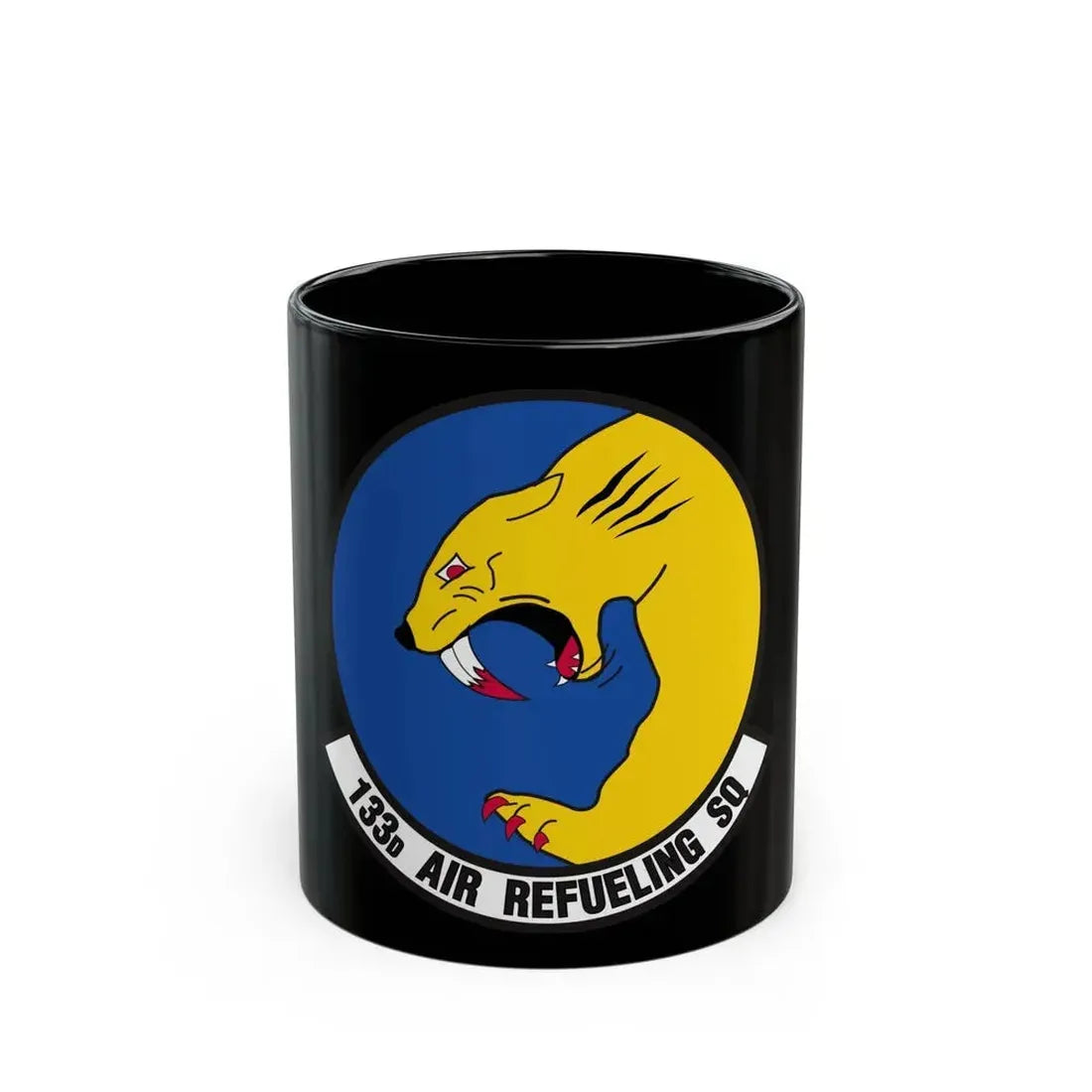 133 Air Refueling Squadron (U.S. Air Force) Black Coffee Mug 11oz - Go Mug Yourself