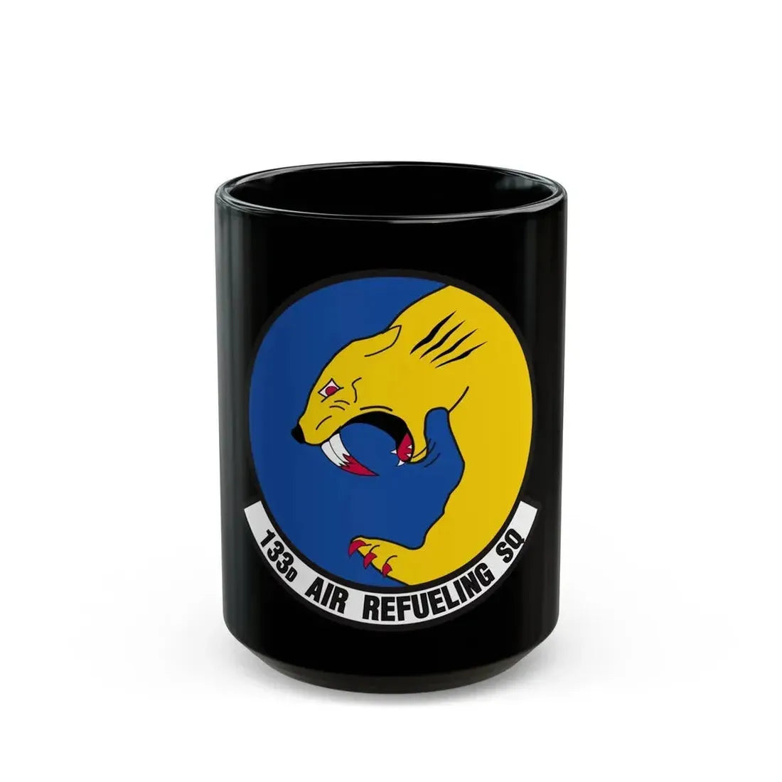133 Air Refueling Squadron (U.S. Air Force) Black Coffee Mug - Go Mug Yourself