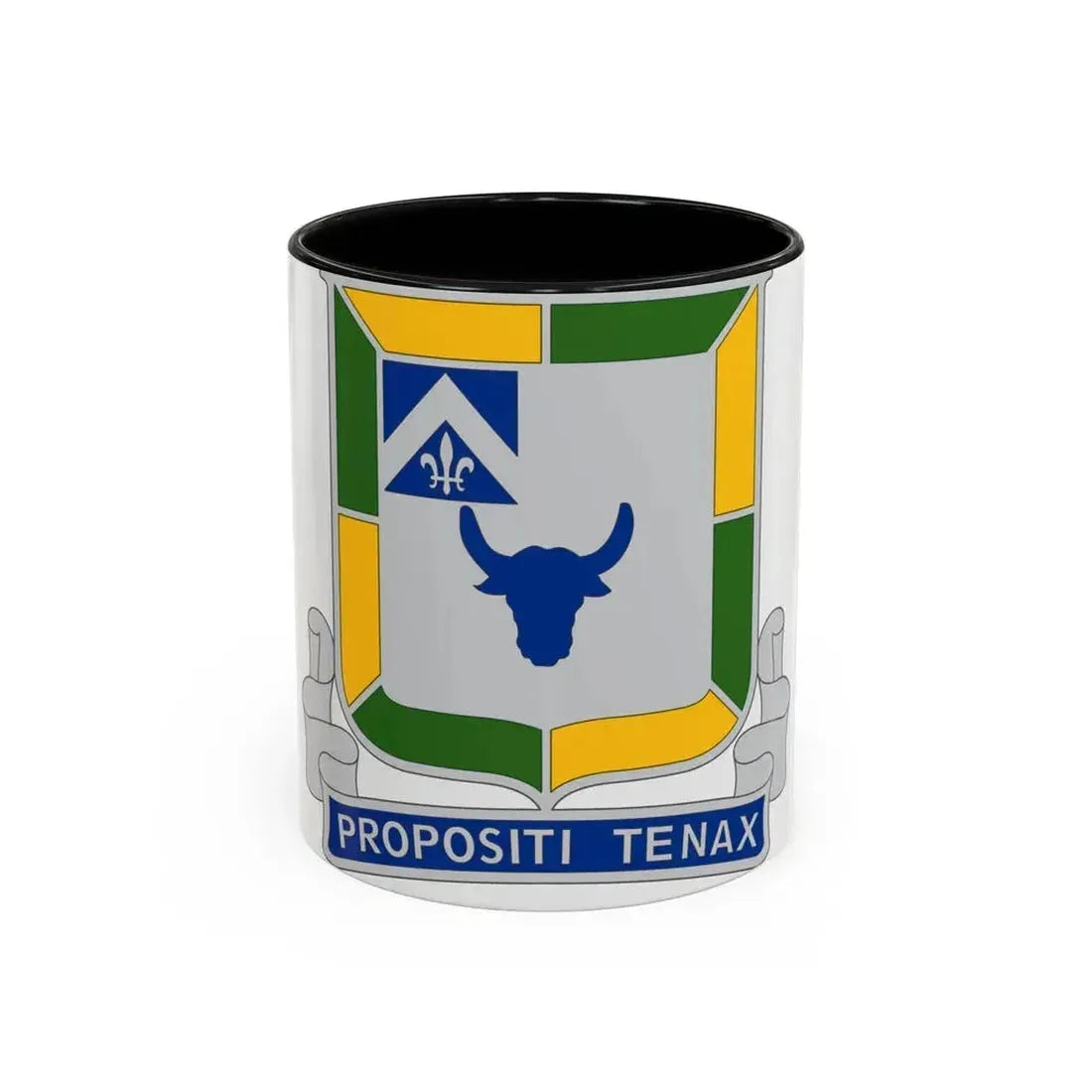 133 Tank Battalion (U.S. Army) Accent Coffee Mug 11oz Black - Go Mug Yourself