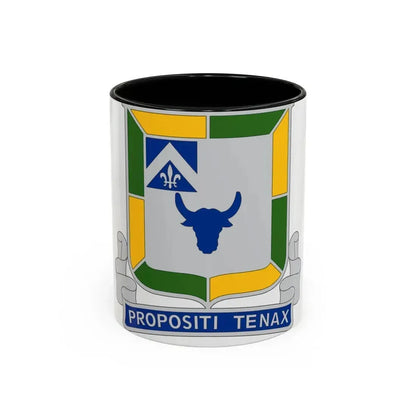 133 Tank Battalion (U.S. Army) Accent Coffee Mug 11oz Black - Go Mug Yourself