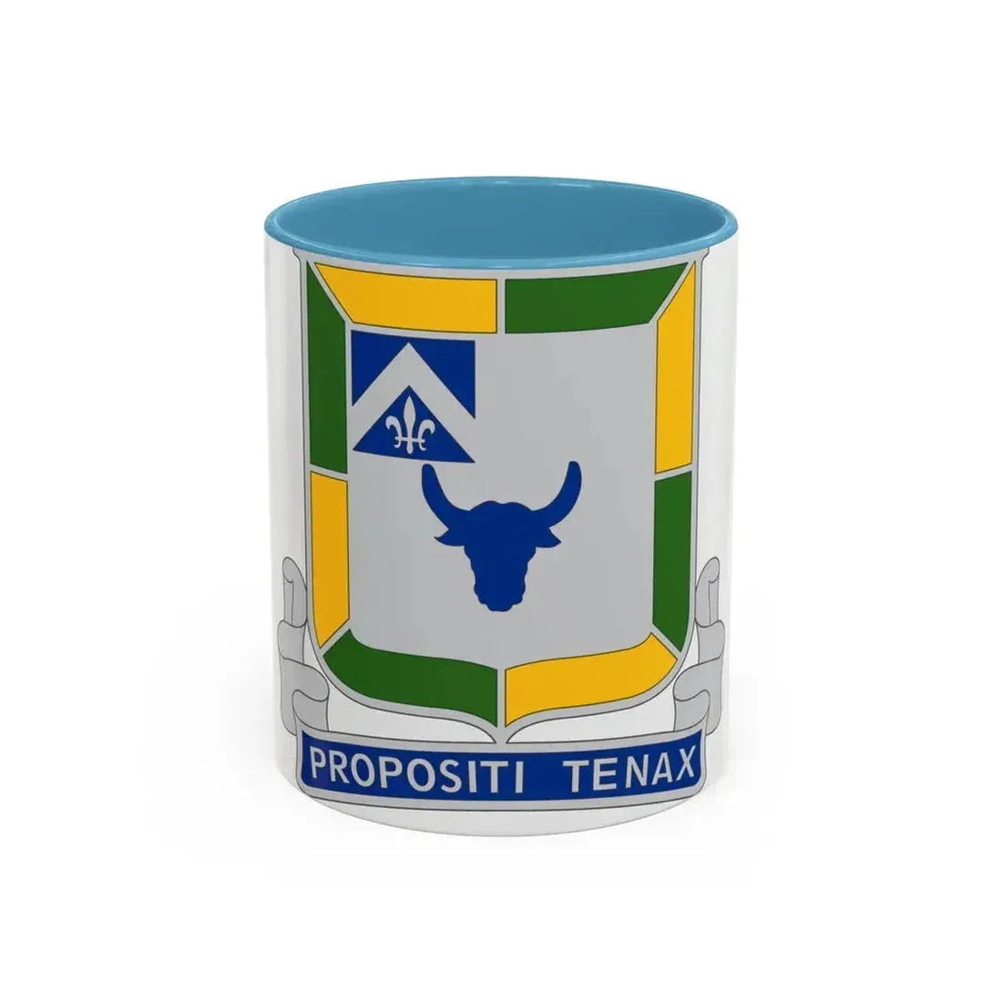 133 Tank Battalion (U.S. Army) Accent Coffee Mug 11oz Light Blue - Go Mug Yourself