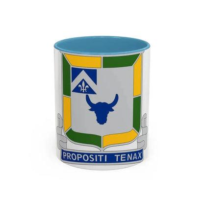 133 Tank Battalion (U.S. Army) Accent Coffee Mug 11oz Light Blue - Go Mug Yourself